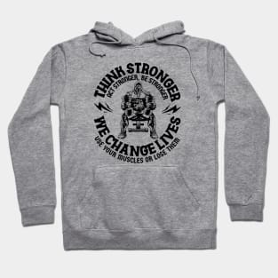 Stylish and cool gym logo and fitness logo Hoodie